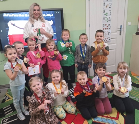 WYJĄTKOWY GOŚĆ W PRZEDSZKOLU - KAROLINA KUCHARCZYK