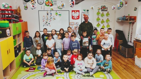 Spotkanie z żołnierzem w Trzeboszu 