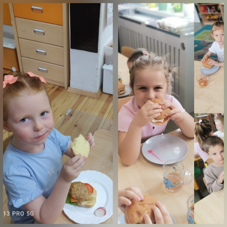Dzień Hamburgera w naszych przedszkolach 